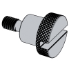 Slotted knurled screws-High style