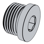 美标SAE J514 (090109B) - 2001 SAE514 514SA 液压管接头 - 内六角圆柱头螺塞
