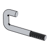 Hook Bolts, Square Bends