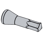 机械行业JB /T4212.4 - 2014 JB4212.4 4212.4JB 内六角圆柱头螺钉冷镦模 内六角冲头 D型(适用于GB70.1)