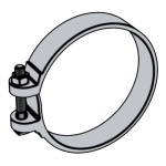 德标DIN 3017-2 - 2002 DIN3017-2 3017-2DIN 喉箍—软管夹件.第2部分带夹紧凸缘的夹件 B1型