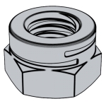 法国NF E25-411 - 1985 (R2001) NF25-411 25- 全金属六角割槽锁紧螺母