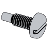 Slotted Pan Head Set Screws with Dog Point