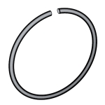 德标DIN 9925 - 2016 DIN9925 9925DIN 轴用圆形钢丝卡环