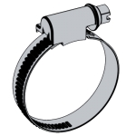 德标DIN 3017-1 - 2021 DIN3017-1 3017-1DIN 带蜗杆传动的卡箍-A形 B形