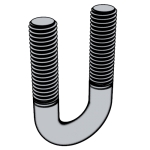 美标ASME B18.31.5 (UR) - 2011 ASME18.31.5  U型螺栓 圆角 (F468, F593, F1554, A307, A193/A193M, A320/A320, SAE J429)