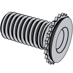 压铆件Self-Clinching CHC, CHA, CFHC, CFHA S 埋头式压铆螺钉