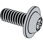 美标ASME B18.6.3 (T39-VI) - 2013 ASME18.6. 梅花槽圆头凸缘螺钉