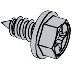 美标ASME B18.6.3 (T33-I+T40) - 2013 ASME18 十字槽六角凸缘头 AB ABR自攻螺钉