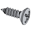 Cross Recessed Raised Countersunk(Oval) Head Tapping Screws