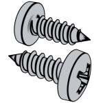 日标JIS B1122 (AAT5) - 1996 JIS1122 1122JI 十字槽矮圆柱头自攻钉 - 螺纹型式：Class 1~Class 4【附表5】
