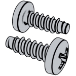 日标JIS B1122 (AAT5) - 1996 JIS1122 1122JI 十字槽矮圆柱头自攻钉 - 螺纹型式：Class 1~Class 4【附表5】
