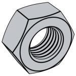 美标ASME B18.2.6 - 2010 ASME18.2.6 18.2.6A 结构螺栓用大六角螺母 (ASTM A 563  / ASTM A 194) [Table 3]