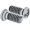 Spectacle Frames - Cross-recessed Slotted Pan Countersunk Machine Screws