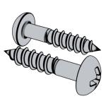 美标ASME B18.6.1 (IV-T13) - 1981 (R2016) A 十字槽圆头木螺钉 II型