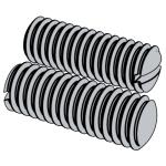 美標(biāo)ASME B18.6.2 (T3-Oval) - 2020 ASME18.6 開(kāi)槽球面端緊定螺釘 (A307, SAE J429, F468, F593)