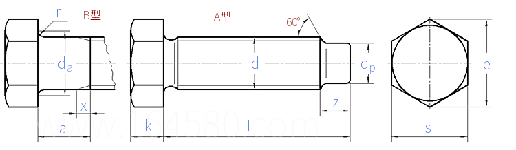CNS  4654 - 1983 六角头圆柱端紧定螺钉