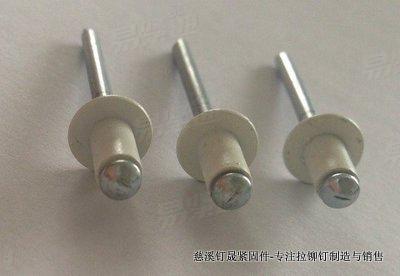 厂家直销喷漆铝开口型抽芯铆钉 圆头抽芯铆钉