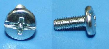 十一字槽盤頭螺釘 複合槽機螺釘 電子電器用小螺絲