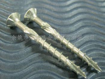 不鏽鋼木螺釘(U-thread,沉頭帶徑割尾螺釘type 17)U型螺紋