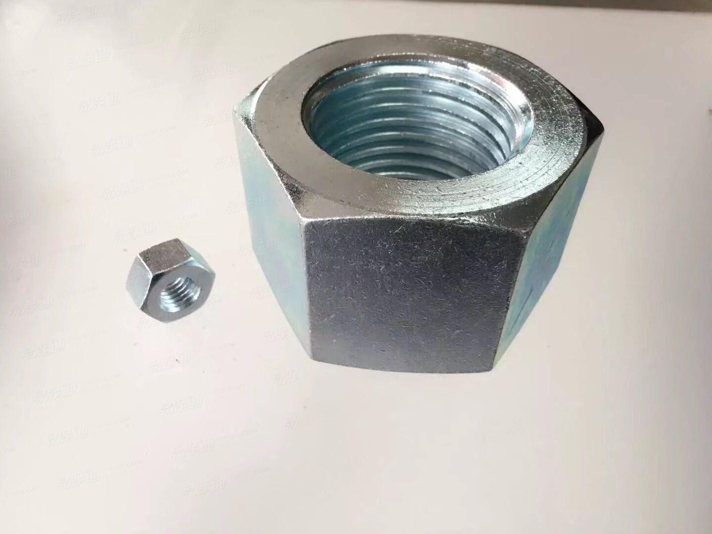 热镀锌 45#/40Cr 六角厚螺母GB55