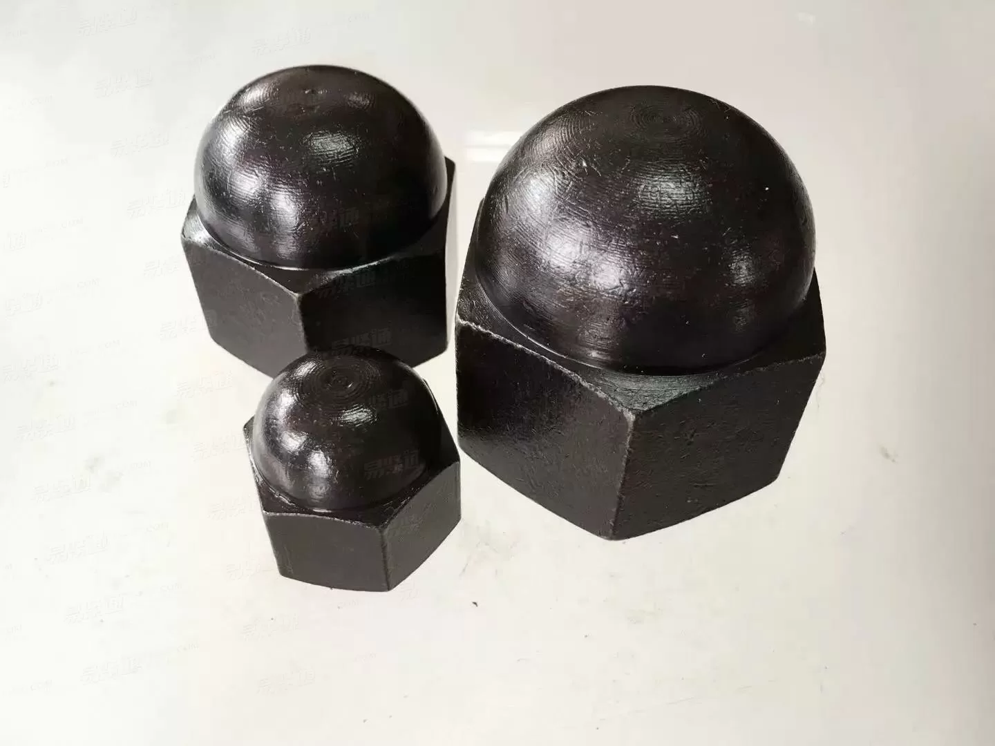 发黑 M20-M90规格六角盖形螺母 厂家直供GB923