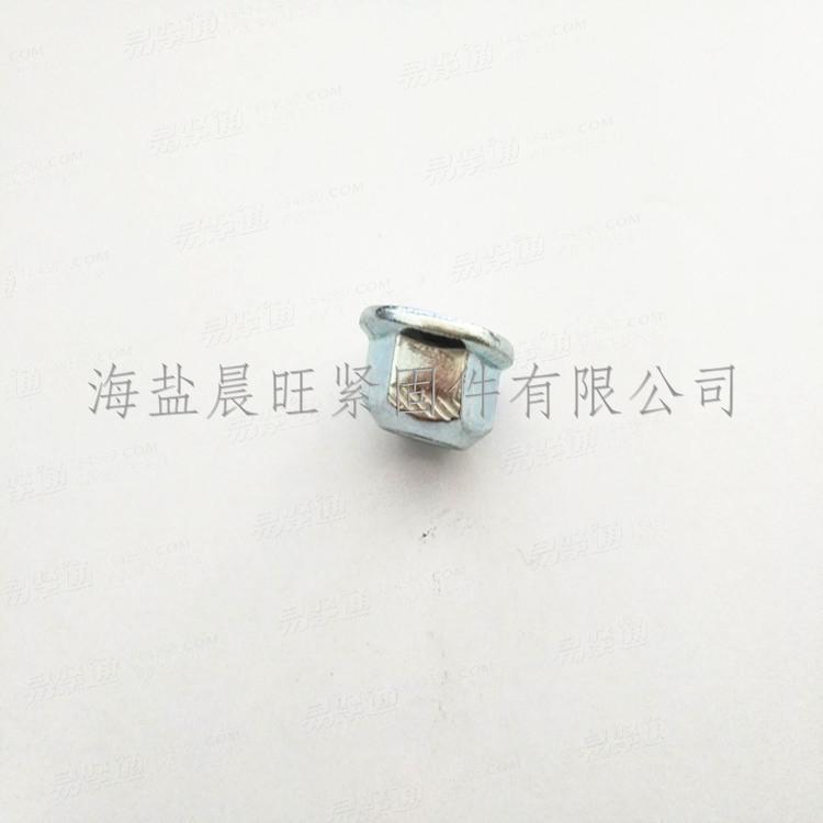 海鹽廠家供應國标GB6187.1-2000全金屬六角法蘭面鎖緊螺母 壓對邊鎖緊