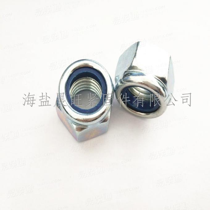 海鹽現貨高品質細牙DIN985 M12*1.25 8級 10級 藍白鋅