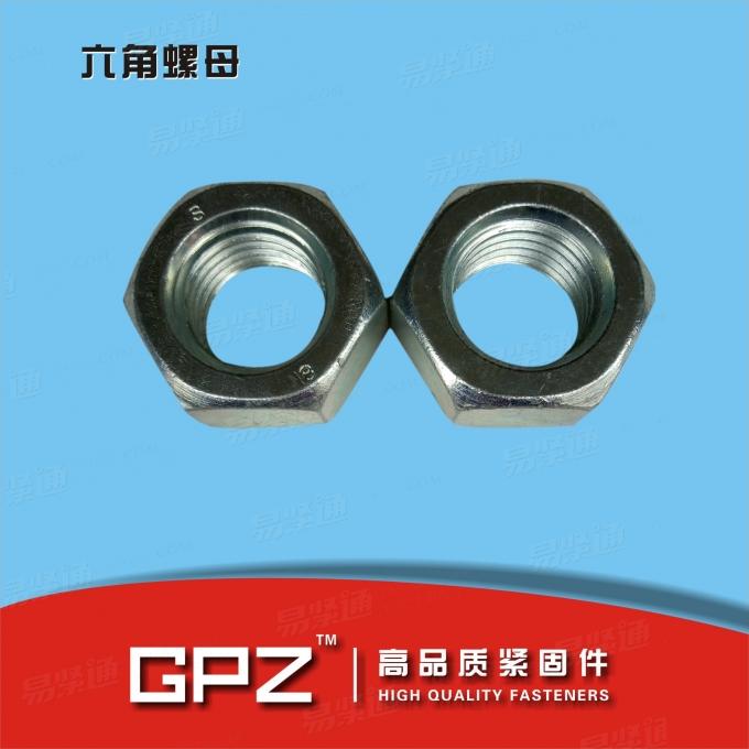 [德标]  DIN 439(-2)-1987 带倒角的六角薄螺母 产品等级：A级和B级