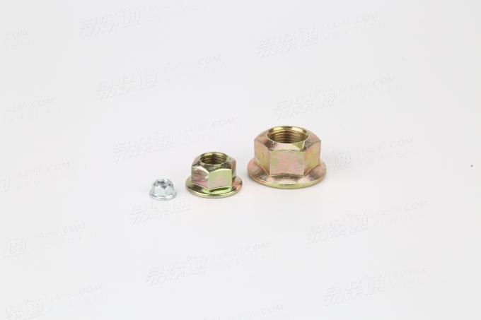 GBT6187全金属六角法兰面锁紧螺母 (压点式)