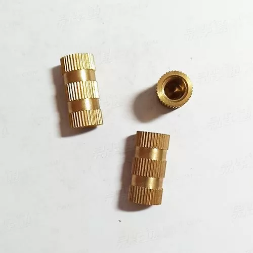 铜滚花圆螺母