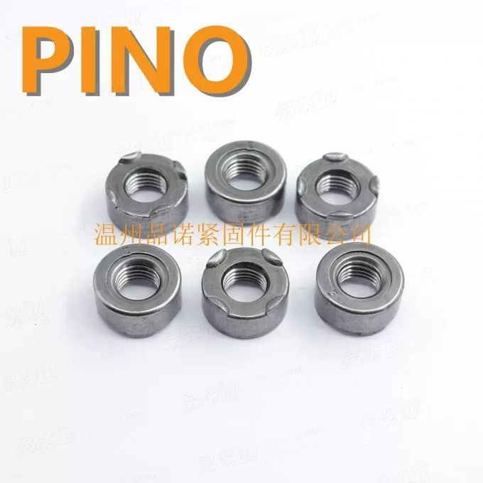 M10x1.25x19x8.2焊接圆形螺母螺丝帽连接螺母细牙焊接圆螺母