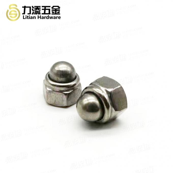 304不锈钢六角盖形螺母