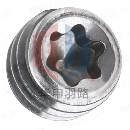 DIN34827不銹鋼梅花槽緊定螺釘
