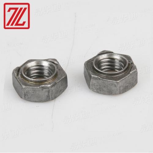 GB13681不锈钢焊接六角螺母M4-12 四方焊接螺母点焊螺帽