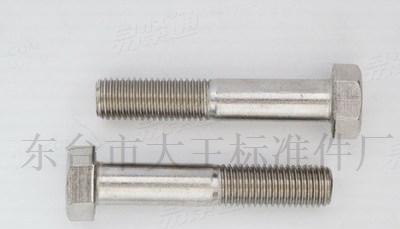 HG20634不锈钢螺栓化工螺栓法兰管用六角螺栓