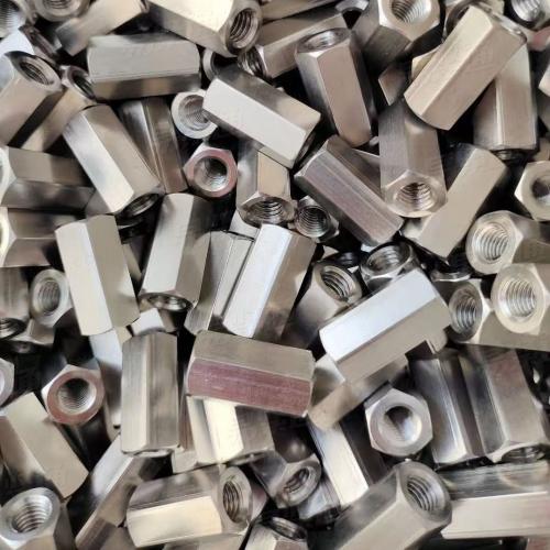 DIN6334不锈钢六角长螺母厂家直销来图定制