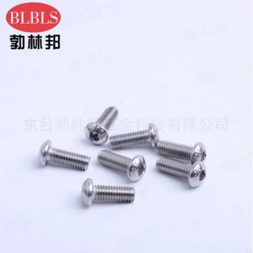 ASME美標(biāo)18.3不銹鋼304內(nèi)六角圓頭螺釘 內(nèi)六角盤(pán)頭機(jī)螺釘