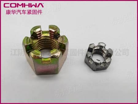 Q381六角开槽螺母细牙普通螺纹M24*2、M14*1.5