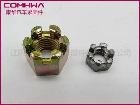 Q381六角开槽螺母细牙普通螺纹M24*2、M14*1.5