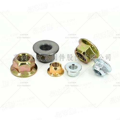 DIN6927全金属六角法兰锁紧螺母