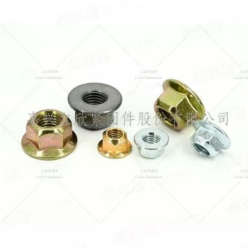 DIN6927全金属六角法兰锁紧螺母