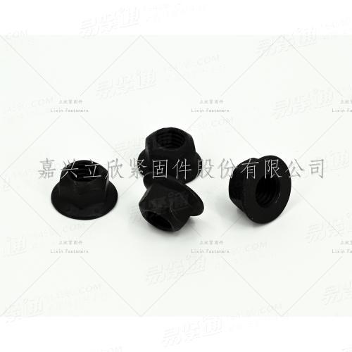 ISO7044全金属六角法兰锁紧螺母
