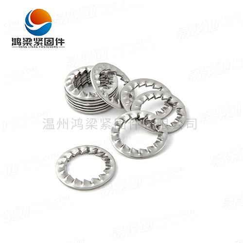 ASMEB18.21.2M - 1999 (R2014) 米制内齿锁紧垫圈 [Table 4] (SAE J403, J405, ASTM B591)内多齿锁紧垫圈