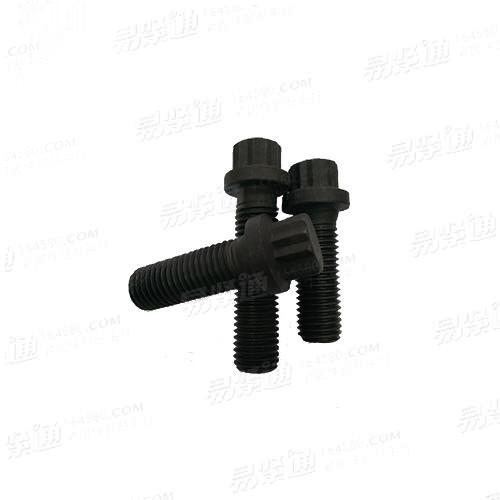 JB/T 6686 - 1993 【12角頭法蘭面螺栓】等級：8.8~12.9級；表面處理：發黑、鍍鋅