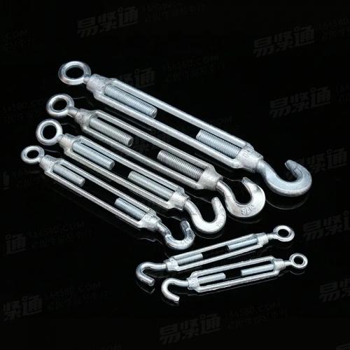 CB/T3818 - 2013 【花篮螺栓(索具螺旋扣)】材料：碳钢、不锈钢等；表面处理：本色、发黑、镀锌、达克罗等