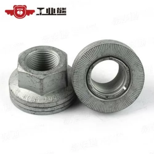 碳钢 10级 镀DELTA-PROTEKT KL100 Nord lock细牙锁紧螺母 M22