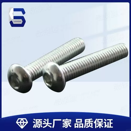 GB70.2镀蓝白锌内六角圆头螺丝