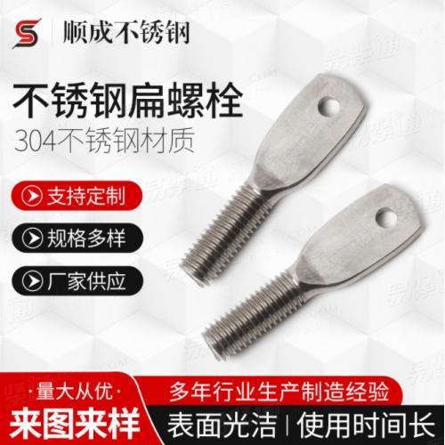 廠家供應 批發不鏽鋼扁螺栓 不鏽鋼扁頭螺絲螺絲多規格 來圖來樣
