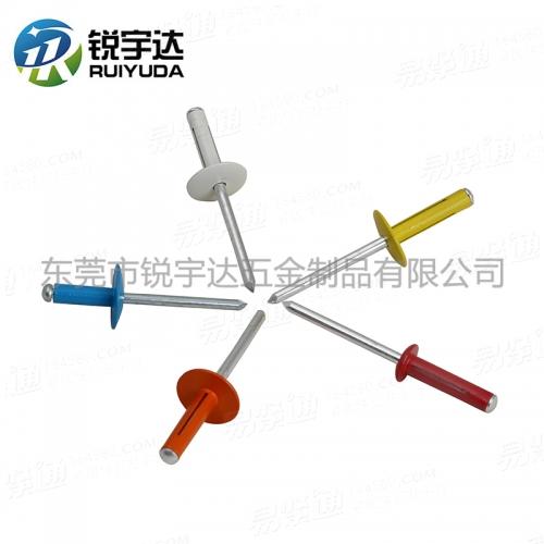 灯笼铆钉 圆头铝灯笼拉钉烤漆